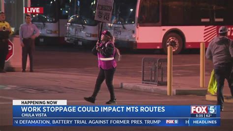 Workers strike could impact MTS routes